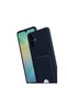 Samsung Galaxy A07 4g Compatible Kelvin Silicone with Business Card Holder - Navy Blue Bezoss - 3