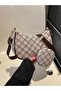 Luxury Style Portable Hobo Bag Summer Holiday Cool Geometric Pattern Zipper Handbag Purse for Girls - 2