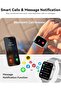 Bluetooth Call Smart Watch for Women, 1.83" Square Silver Smartwatch with Heart Rate, SpO2 & Sleep Monitor - 2