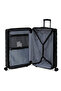 PP 3-piece luggage set High-quality Travel bag (S,M,L) spinner wheels (Black) - 5