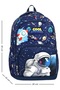 School Bag Boys' School Bag Set of 3 School Bag Patterned Luxury School Bag Thermal Thermos Lunch Bag - 2