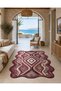 Sdt Fish Theme Patterned Modern Woven Base Decorative Carpet Mosso3506 - 2