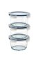 365+ Food container with lid, round/glass, 600 ml