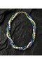 Detachable Three Rows Necklace - Agate Howlite - 5