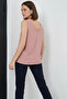 Women's V-Neck Salmon Blouse - 7