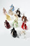 Bear Figured Ornament Detailed Drawstring Crossbody Hand and Shoulder Bag (Length 18 Width 21) - 4