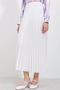 Women's Pleated White Skirt - 5