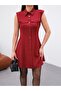 Buttoned Mini Dress with Pocket Detail - 3