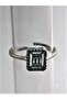 Zenit Zircon Ring Steel Gold Plated 458 - 4