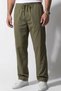 Men's Khaki Parachute Fabric Oversize Ultra Light Trousers Wide Leg Comfortable Fit Casual Sports