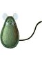 Cat Toy Mr. and Mrs. Squeaky 2-Piece Handmade Mouse with Natural Felt Catnip - 6