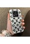 Poco X7 Compatible Silicone Edge Hard Back Case Couple Phone Case Brand Patterned