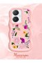 Vivo Y27 Compatible Case Camera Protector Pink Silicone Couple Phone Case Floral Pattern - 2
