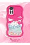 Redmi Note 11 Compatible Case Camera Protector Red Silicone Couple Phone Case Landscape Pattern - 2