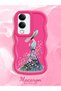 Vivo Y04 Compatible Case Camera Protector Red Silicone Couple Phone Case Girl Pattern - 2