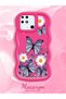 Redmi 10C Compatible Case Camera Protector Red Silicone Couple Phone Case Butterfly Pattern - 2