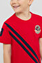 Embroidered Polo T-Shirt with Short Sleeves - 5