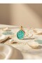 Women's Asymmetrical Shaped Adjustable Enamel Necklace - Special Design Organic Shape - 4