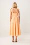 Women's Heart Collar Sleeveless Maxi Woven Dress Shoulder Tie Detail Brode Pattern Lined Daily Casual - 5