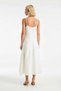 Women's Strappy Maxi Woven Dress 100% Linen Lined A-Line Cut Sleeveless Strapless Neckline Daily Casual - 5