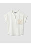 White Collared Embroidered Dobby Women's Shirt from Güli̇s Gi̇yi̇m