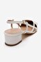 Olena White Patent Leather Women's Heeled Sandals - 5