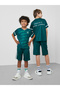 Kids Football Inspired KSA Print Jersey T-Shirt and Shorts Set - 6