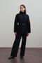 W55046A0 Women's Turtleneck Beard Yarn Knit Sweater - 2