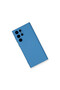 Samsung Galaxy S23 Ultra Compatible Case Nano Velvet Silicone - Blue - 3