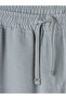 Gray Comfortable Fit Crinkle Fabric Men's Trousers - 7