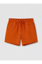 Orange Shortest Length Men's Swim Shorts - 5