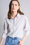 100% Cotton Regular Fit Striped Long Sleeve Pink Shirt H7942Ax26Sm