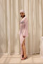 Caroline Lace Pink Long Dress - 4