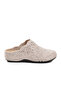 Beige Textile Women's Slippers Bento K-10909 Z - 3