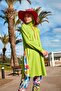 Full Covered Hijab Swimsuit Set Patterned 4 Pieces – M2484 - 3