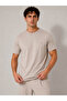 Lyocell Rayon Fabric Blend Crew Neck T-Shirt - 2