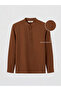 Nevavm Regular Fit Stand Collar Men's Textured Shirt with a Difference - 5