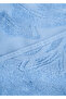100% Cotton Paisley Jacquard Beach Towel Blue (90X160 cm) - 3