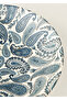 Paisley Porcelain Salad Bowl Blue (30 cm) - 5