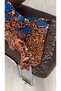 Wild Rose Patterned Silk Shawl Red Copper - 4