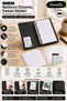 A5 Black 4-Ring Folder Set |   25 Pieces of 230 Gr Thick Paper + 25 Pieces of A5 File Bags + Premium Organizer - 2