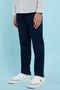 Solid Trousers with Button Closure - 5