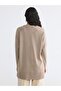 Esvab • Modern & Distinctive Zero Roba Collar Women's Knitwear Tunic - 5