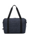 Medium Size Waterproof Extra Light Crinkle Fabric Hand Luggage and Sports Bag Polka Dot Black - 3