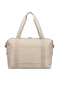 Medium Size Waterproof Extra Light Crinkle Fabric Hand Luggage and Sports Bag Beige - 3