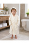 100% Cotton Muslin Children's Hooded Muslin Bathrobe, Bath and Beach Towel - 4