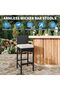 1 Set Rattan + Iron Pipe XH106 Bar Chair 40 * 42 * 103CM with Practicality, Affordability, Durability, Home Living, and Value - 6