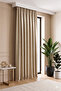 Blackout Background Curtain Light-Proof Blackout Sunshade Curtain One Piece