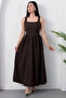 Square Neck Tie-Dye Stone Embellished Dress Grs3970 - 6