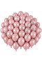 Powder Pink Color Latex Retro Balloon (30 cm) - 50 Pieces